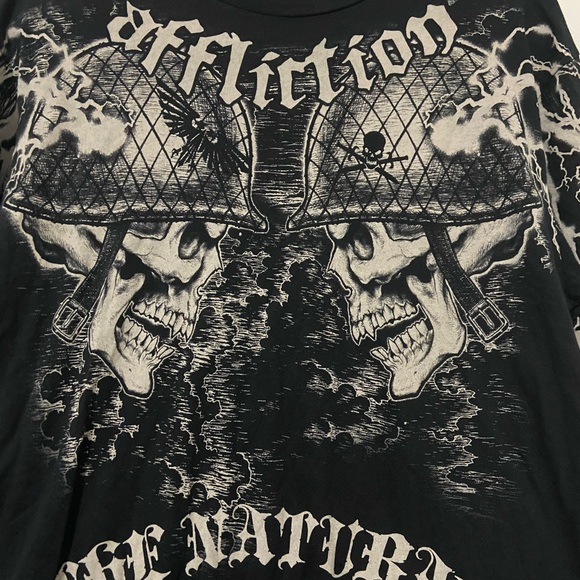 Vintage Affliction Signature Series UFC Star Randy “The Natural” Couture T-shirt - Picture 3 of 4